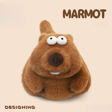 Funny Marmota Stuffed Animal Plush Toy (Woodchuck, Grounghog)